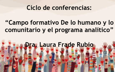 Ciclo de conferencias: “Campo formativo De lo humano y lo comunitario y el programa analítico” Dra. Laura Frade Rubio